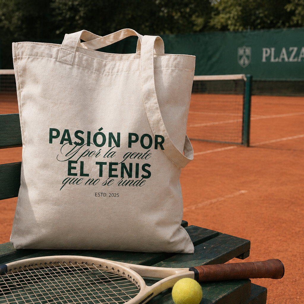 Pasión por el tenis Tote Bag