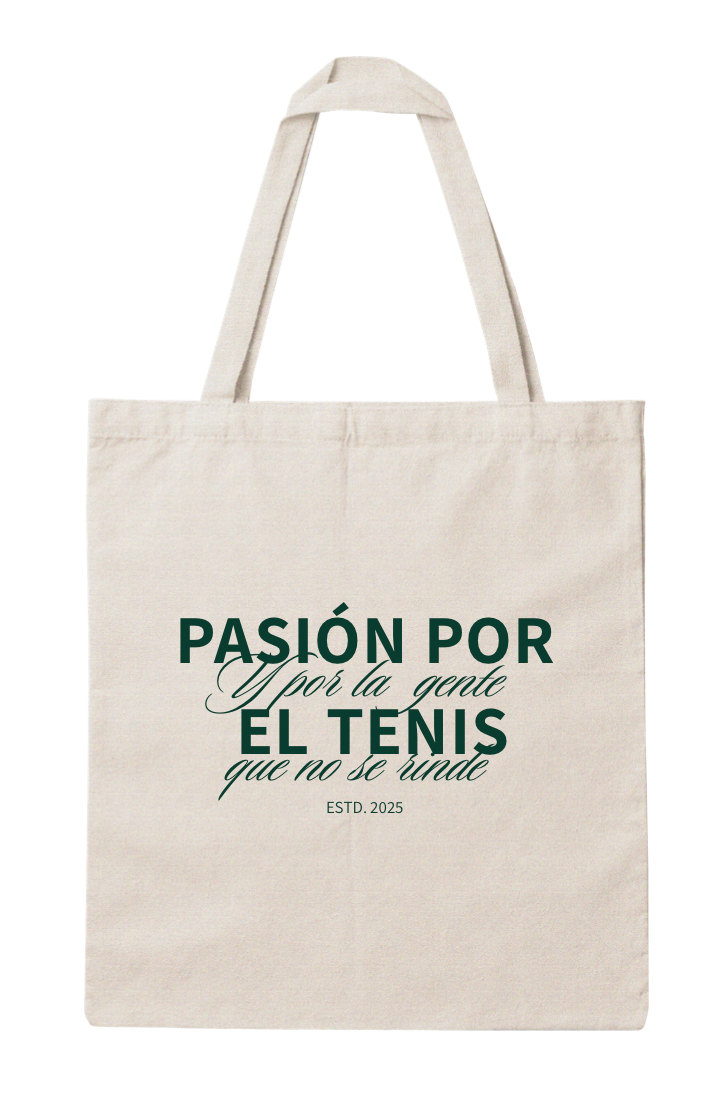 Pasión por el tenis Tote Bag